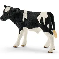 Schleich Kalverfiguur, zwart. Kinderen, zwart, one size