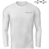 Givova Corpus 3 Thermoshirt LS, Wit, maat S, Unisex