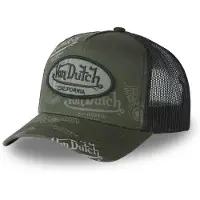 Von Dutch Pet 'Gorra verde logos cafe01 trucker cap' donkergroen