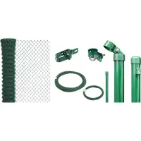 Alberts Draadgaasafrastering Hoogte: 80 - 200 cm, totale lengte: 15 - 100 m, voor plaatsing in beton (set)