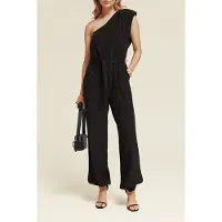 Scotch & Soda Asymmetric All In One Evening Black Size: 42 | Jumpsuits Outlet | Dames | Zwart