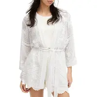 AllSaints Carina Emb Kimono White Maat: 10 | Badjassen Outlet | Dames | Wit
