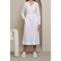 Pinko Farsa Suit Radiant White Maat: 40 | Jumpsuits Outlet | Dames | Wit