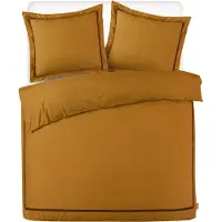 Kayori Dekbedovertrek Yamato Goud Percal-260 x 200 / 220 cm | Extra Breed