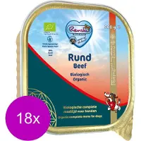 Renske Adult Bio Alu 300 g - Hondenvoer - 18 x Rund Graanvrij - NL-BIO-01