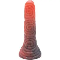 Kiotos Monstar - Dildo Beast 41 - 21 x 4.3 cm - Rood/Roze/Groen