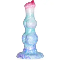 Kiotos Monstar - Fantasie Dildo Beast Nr. 76 Morghul - roze/wit/blauw/paars