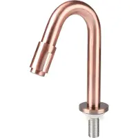 Differnz Fonteinkraan gebogen 19cm rood koper
