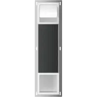 Wiesbaden Rocko Toiletrolhouder Met Klep En Reserverolhouder Inbouw - Mat Wit - RVS - Accessoires, Toilet accessoires, Toiletrolhouders - 8720847407337