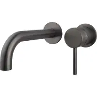 Boss & Wessing Afbouwdeel eenhendel bws cemal wastafelkraan met coldstart gunmetal