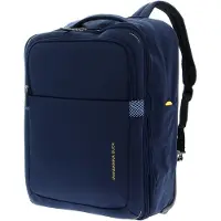 Mandarina Duck Trolleyrugzak met laptopvak Smile & Go Trolley Back 35L Dress Blue Blauw 50cm