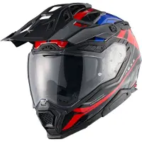 NEXX X.WED 3 Gobi Rood Blauw Adventure Integraalhelm Maat XL