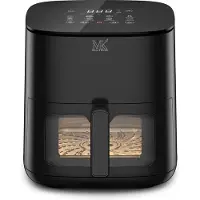 Maison & Kitchen Airfryer - Heteluchtfriteuse airfryers- PFAS-vrij - 1350W - 3L Inhoud - 80ºC tot 200ºC - Zwart
