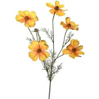 Roberts Collection Kunstbloem Cosmos tak 80cm okergeel geel Kunststof Roberts Collection Kunstbloem