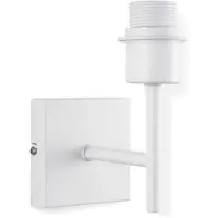 Home Sweet Home wandlamp Mati wit vierkant 40W