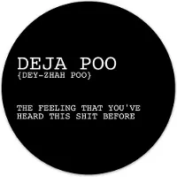 Label2X Muurcirkel deja poo