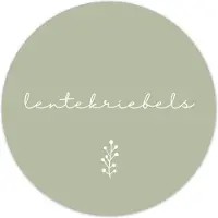 Label2X Muurcirkel lentekriebels groen