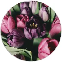 Label2X Muurcirkel tulpen