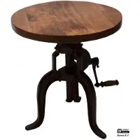 Gister&Vandaag Salontafel Crank ø 45cm | in hoogte verstelbaar, Rond, Salontafel Crank