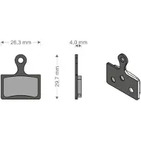Brenta Ciclo Durace/xtr/mcx1shimano/rever/tek Gesinterde Remblokken