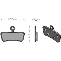 Brenta Ciclo Xo-elixir Trail/rsc/r/t Avid/sram Gesinterde Remblokken