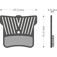 Brenta Ciclo Light Tech Xtr/quadien Shimano/trp/tektro Remblokken Schijfrem