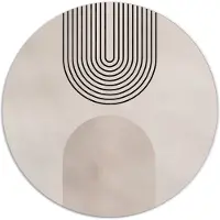 Label2X Muurcirkel abstract bogen