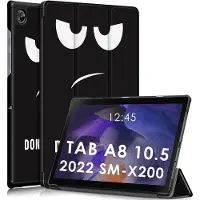 Ntech Samsung Galaxy Tab A8 Hoes Quote - Samsung Tab A8 hoesje (10.5 inch 2021) smart cover - Tab A8 hoes bookcase - hoes Samsung Tab A8 2021 - hoesje Samsung Galaxy Tab A8 2021
