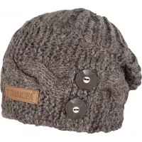 Shakaloha Gebreide Wollen Muts Heren & Dames Beanie Hat van schapenwol met polyester fleece voering - Betsy Beanie LBrown Unisex - One Size Wintermuts