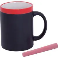 123 Kado koffiemokken Krijt mok rood