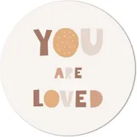 Label2X Muurcirkel kids you are loved