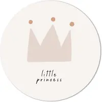 Label2X Muurcirkel kids little princess