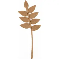 Sjaal met Verhaal Vilten Tak Decoratie Beige - 42cm