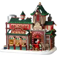 Lemax Santa's Reindeer Stables Santa's Wonderland Collection 2023