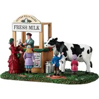 Lemax Fresh Milk Stall 12x19x13 cm Kersthuisje