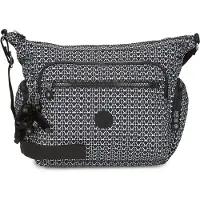 Kipling Schoudertas 'GABBIE' zwart / wit