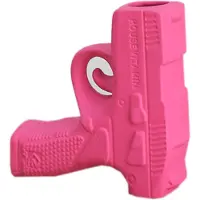 House Vitamin Vase gun ceramics neon pink 12x5x12cm
