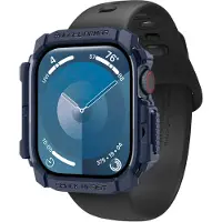 Spigen Rugged Armor Case voor de Apple Watch 10 / 11 - 42 mm - Navy Blue