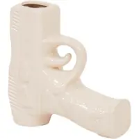 House Vitamin Vase gun ceramics white 12x5x12cm