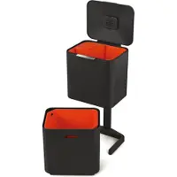 Joseph Joseph Totem Max vuilnisbak 60 L Carbon black