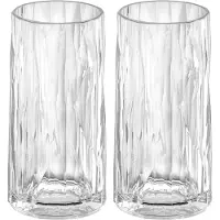 Koziol Longdrinkglas, 0.3 L, Set van 2, Organic, Transparant - Koziol | Club No. 8