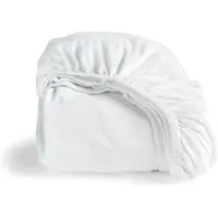 Cinderella Hoeslaken White (Double Jersey)-80 x 200 cm