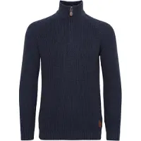 !Solid Trui 'Xenox' blauw / bruin