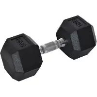 HOMdotCOM Zeskantige dumbbells set van 1 x 15kg