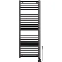Boss & Wessing Elektrische radiator bws lara 118.5x45 cm smart wifi gunmetal