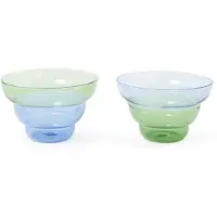 Pols Potten Snackschaaltje Mizu Kiri Dark Blue (Set van 2)
