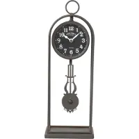 Countryfield Tafelklok Tiktox metaal L12B17H46,5CM zwart/zwart