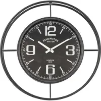 Countryfield Wandklok Newt zwart/zwart