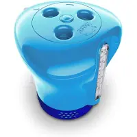 Kokido THERMO-KLOR chloordispenser met hervulindicator.