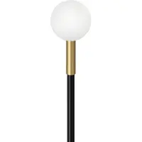 Lombardo Linfa O 120 Grondpaal Black | Brass | 2700K IP66 Lichtbron Inbegrepen